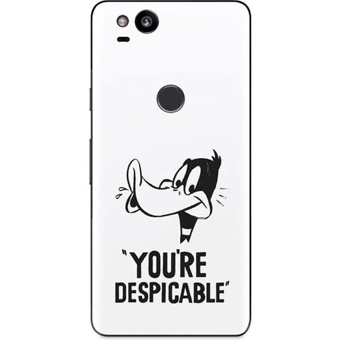 Looney Tunes Daffy Duck Youre Despicable Google Pixel 2 Skin