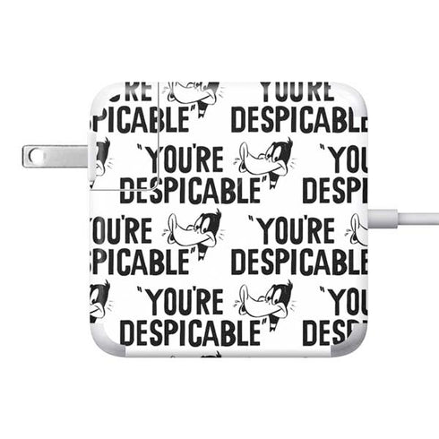 Looney Tunes Daffy Duck Youre Despicable Grid 85W Power Adapter (15 and 17 inch MacBook Pro Charger) Skin