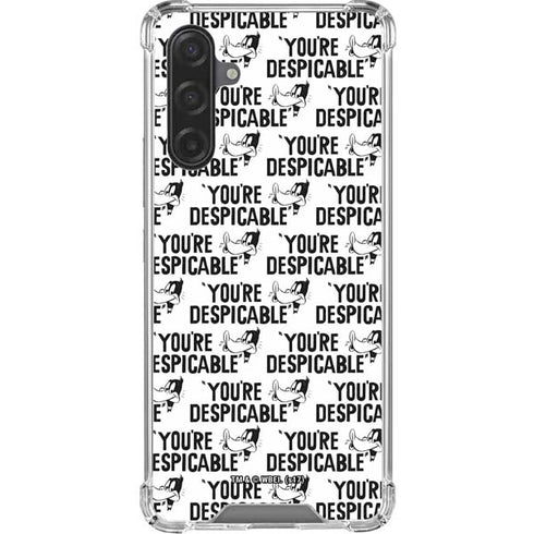 Looney Tunes Daffy Duck Youre Despicable Grid Galaxy A17 Clear Case
