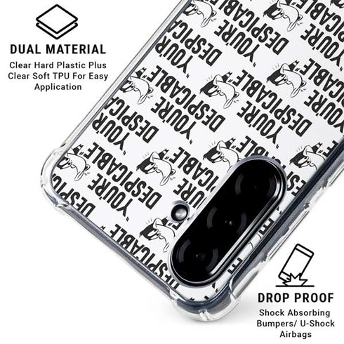 Looney Tunes Daffy Duck Youre Despicable Grid Galaxy A36 5G Clear Case