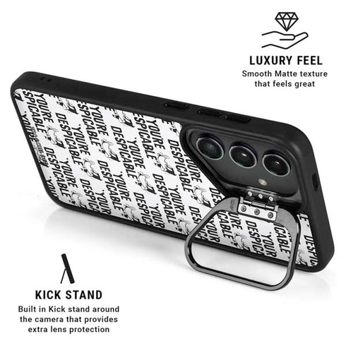 Looney Tunes Daffy Duck Youre Despicable Grid Galaxy S25 Kickstand Case