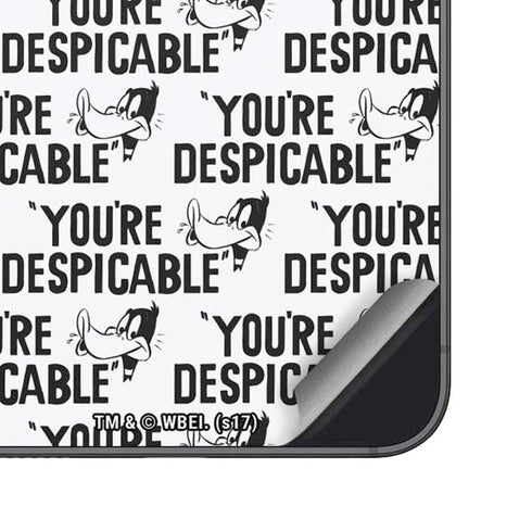 Looney Tunes Daffy Duck Youre Despicable Grid Galaxy S25 Plus Skin