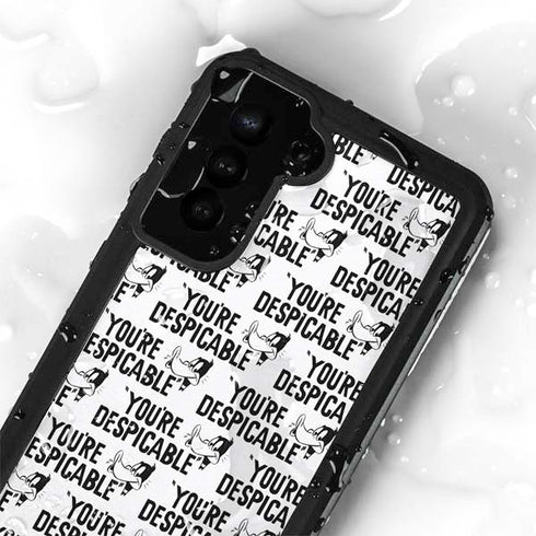 Looney Tunes Daffy Duck Youre Despicable Grid Galaxy S24 Plus Waterproof Case