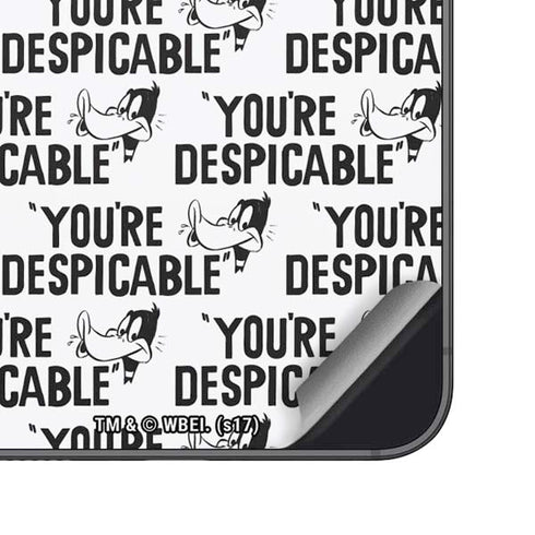 Looney Tunes Daffy Duck Youre Despicable Grid Galaxy S25 Skin