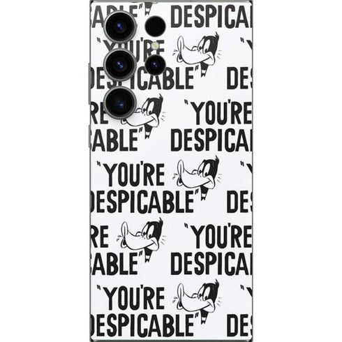 Looney Tunes Daffy Duck Youre Despicable Grid Galaxy S25 Ultra Skin