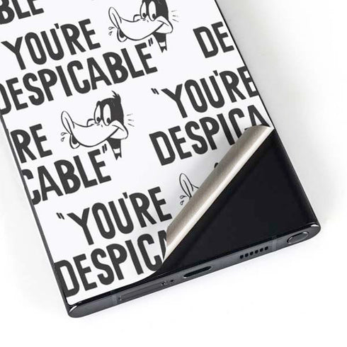 Looney Tunes Daffy Duck Youre Despicable Grid Galaxy S24 Ultra Skin