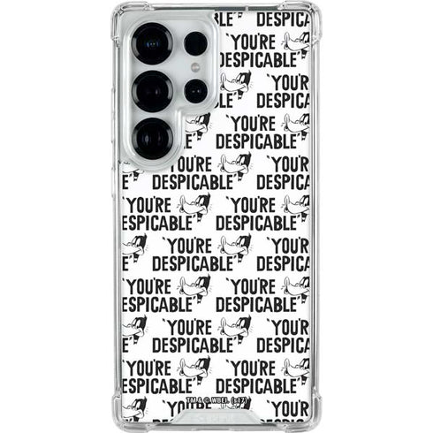 Looney Tunes Daffy Duck Youre Despicable Grid Galaxy S25 Ultra Clear Case