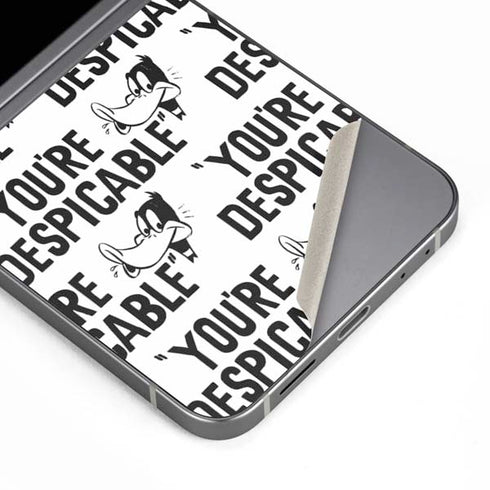 Looney Tunes Daffy Duck Youre Despicable Grid Galaxy Z Flip6 Skin