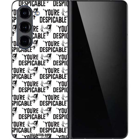 Looney Tunes Daffy Duck Youre Despicable Grid Galaxy Z Fold5 5G Skin