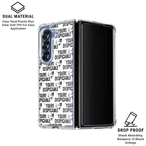 Looney Tunes Daffy Duck Youre Despicable Grid Galaxy Z Fold6 Clear Case