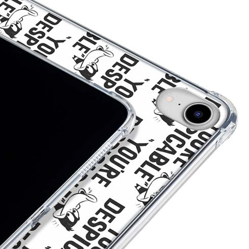 Looney Tunes Daffy Duck Youre Despicable Grid iPad 11th Gen (2025) Clear Case