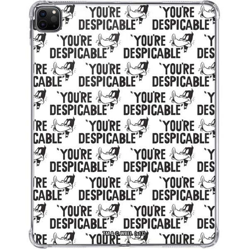 Looney Tunes Daffy Duck Youre Despicable Grid iPad Pro 11in (2024) Clear Case