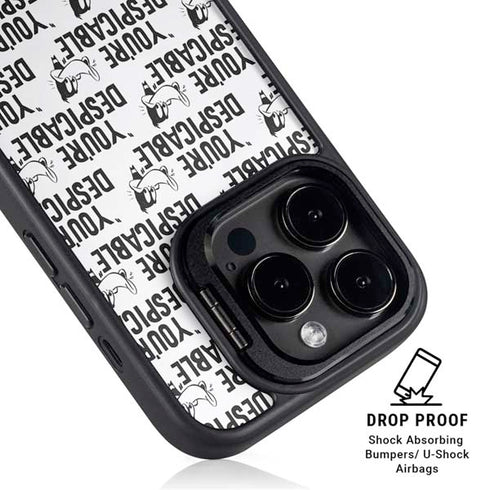 Looney Tunes Daffy Duck Youre Despicable Grid iPhone 13 Pro Kickstand Case