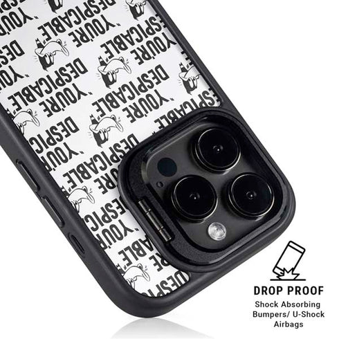 Looney Tunes Daffy Duck Youre Despicable Grid iPhone 15 Pro Max Kickstand Case