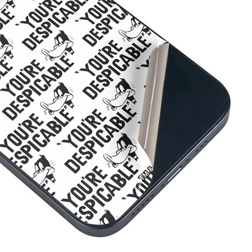 Looney Tunes Daffy Duck Youre Despicable Grid iPhone 15 Skin