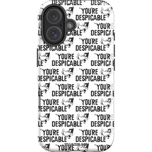 Looney Tunes Daffy Duck Youre Despicable Grid iPhone 16 Impact Case