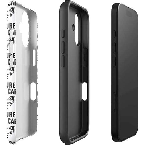 Looney Tunes Daffy Duck Youre Despicable Grid iPhone 16 Impact Case