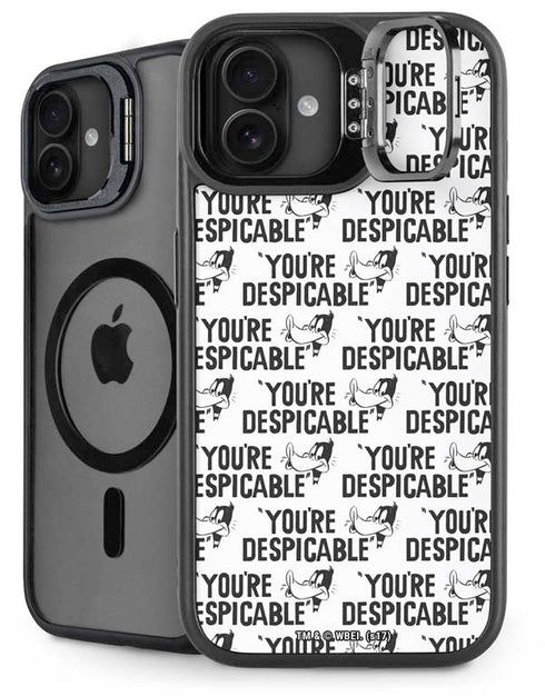Looney Tunes Daffy Duck Youre Despicable Grid iPhone 16 Kickstand Case