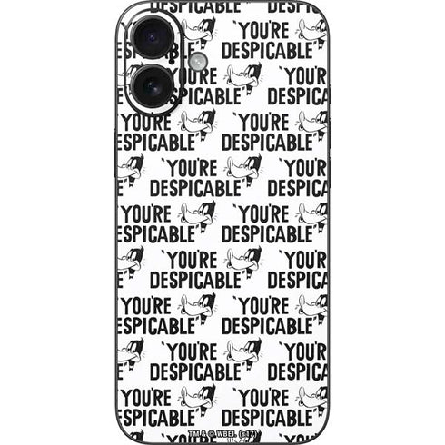 Looney Tunes Daffy Duck Youre Despicable Grid iPhone 16 Plus Skin