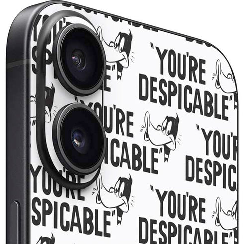 Looney Tunes Daffy Duck Youre Despicable Grid iPhone 16 Plus Skin