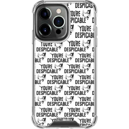 Looney Tunes Daffy Duck Youre Despicable Grid iPhone 16 Pro Clear Case