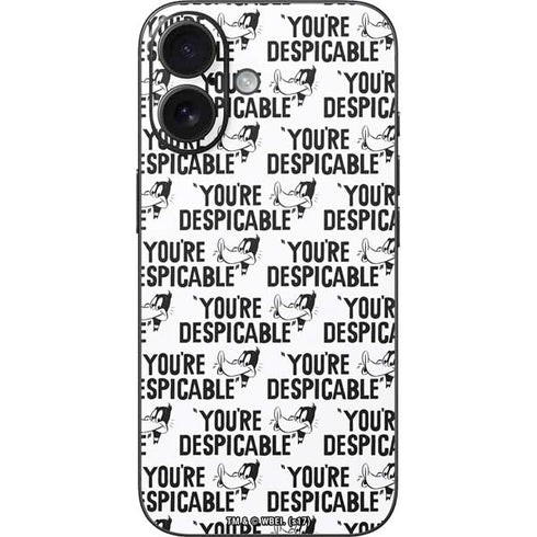 Looney Tunes Daffy Duck Youre Despicable Grid iPhone 16 Skin