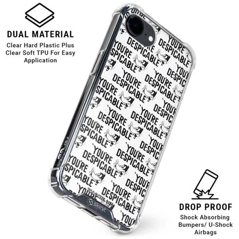 Looney Tunes Daffy Duck Youre Despicable Grid iPhone 16e Clear Case