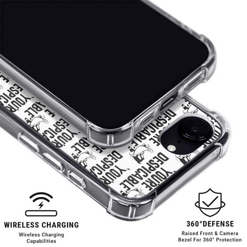 Looney Tunes Daffy Duck Youre Despicable Grid iPhone 16e MagSafe Case