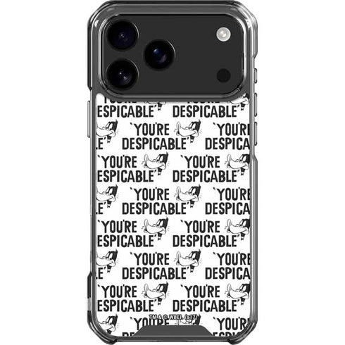 Looney Tunes Daffy Duck Youre Despicable Grid iPhone 18 Pro Max Clear Case