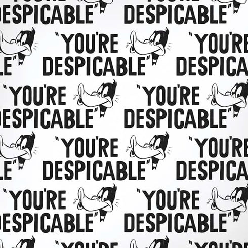 Looney Tunes Daffy Duck Youre Despicable Grid iPhone XS Max Skin