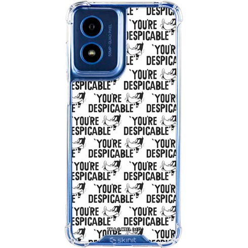 Looney Tunes Daffy Duck Youre Despicable Grid Moto G 5G (2024) Clear Case