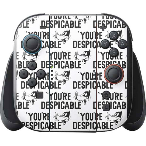 Looney Tunes Daffy Duck Youre Despicable Grid Nintendo Switch 2 (2025) with Joy-Con Skin