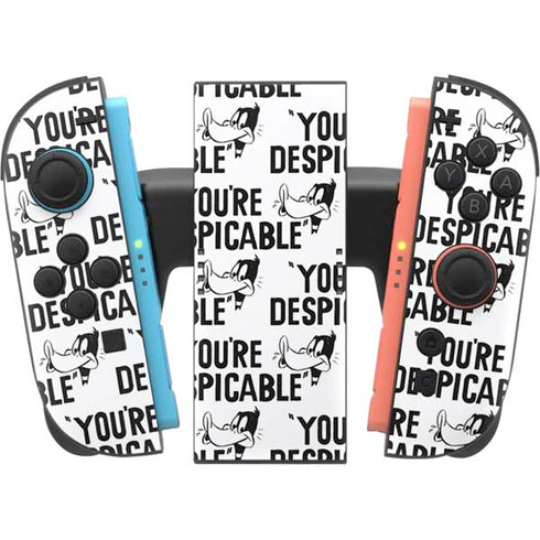 Looney Tunes Daffy Duck Youre Despicable Grid Nintendo Switch 2 (2025) Joy-Con Controller Skin