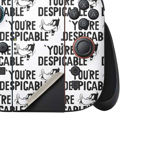 Looney Tunes Daffy Duck Youre Despicable Grid Nintendo Switch 2 (2025) Joy-Con Controller Skin