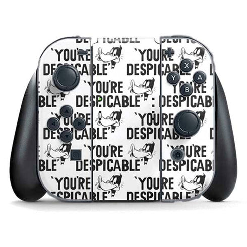 Looney Tunes Daffy Duck Youre Despicable Grid Nintendo Switch (2017-2021) Joy-Con Controller Skin