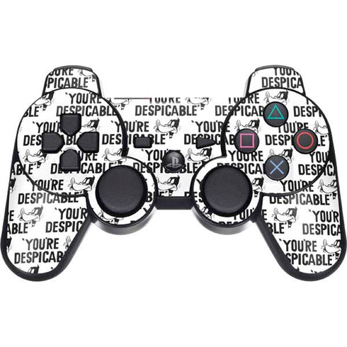 Looney Tunes Daffy Duck Youre Despicable Grid PS3 Dual Shock wireless controller Skin