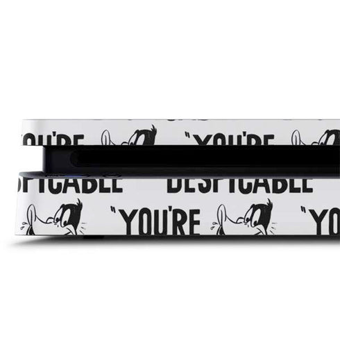 Looney Tunes Daffy Duck Youre Despicable Grid PS4 Slim Skin
