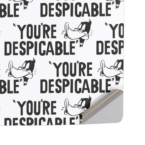Looney Tunes Daffy Duck Youre Despicable Grid PS5 Pro Disk Console Skin