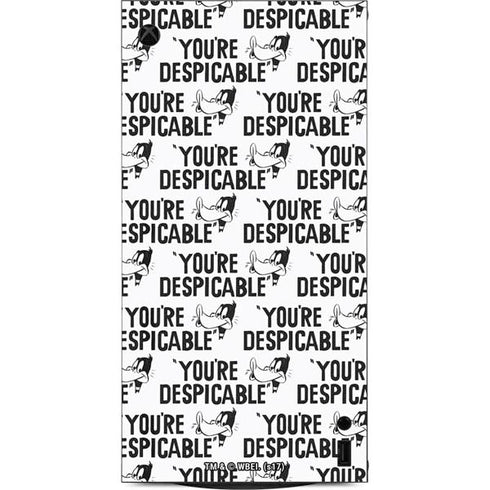 Looney Tunes Daffy Duck Youre Despicable Grid XBox Series X Digital Edition Console Skin