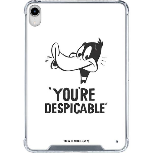 Looney Tunes Daffy Duck Youre Despicable iPad 11th Gen (2025) Clear Case