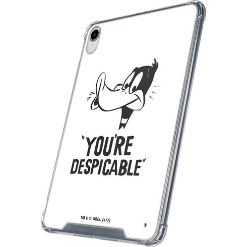 Looney Tunes Daffy Duck Youre Despicable iPad 11th Gen (2025) Clear Case