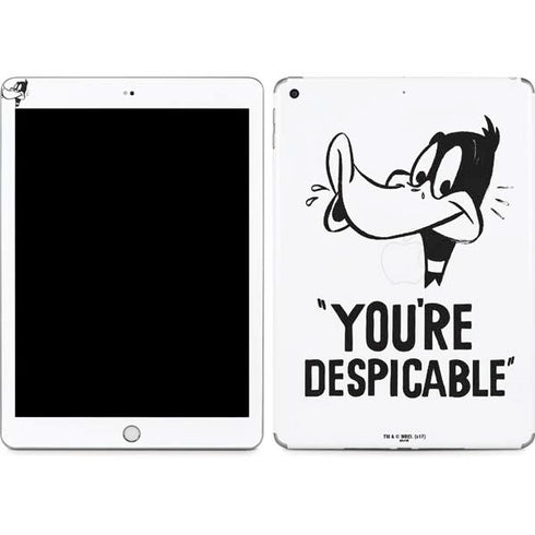 Looney Tunes Daffy Duck Youre Despicable Apple iPad Skin