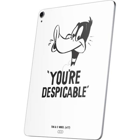 Looney Tunes Daffy Duck Youre Despicable Apple iPad Air Skin