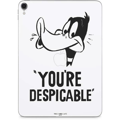 Looney Tunes Daffy Duck Youre Despicable Apple iPad Pro Skin