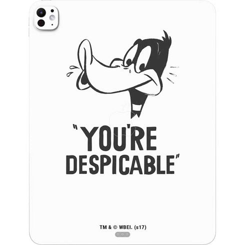 Looney Tunes Daffy Duck Youre Despicable iPad Pro 13in M4 (2024) Skin