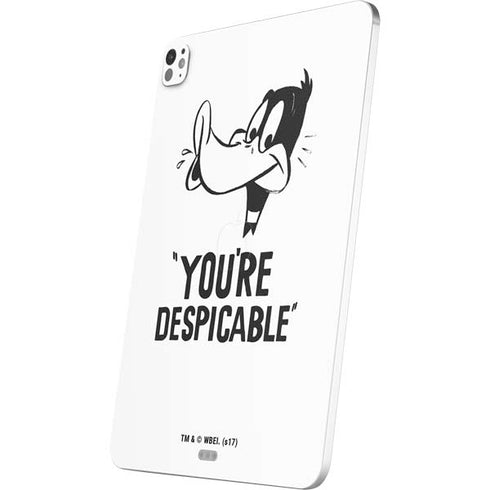 Looney Tunes Daffy Duck Youre Despicable iPad Pro 13in M4 (2024) Skin