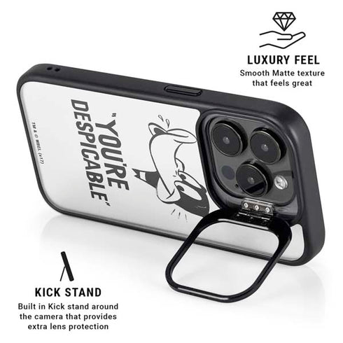 Looney Tunes Daffy Duck Youre Despicable iPhone 13 Pro Max Kickstand Case