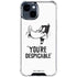 Looney Tunes Daffy Duck Youre Despicable iPhone 15 Clear Case