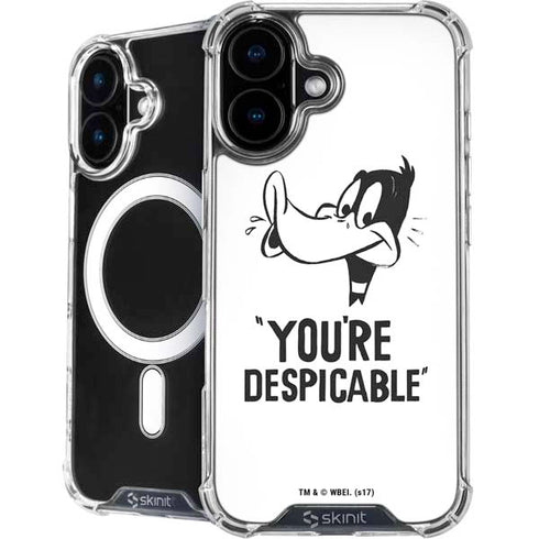 Looney Tunes Daffy Duck Youre Despicable iPhone 16 MagSafe Case