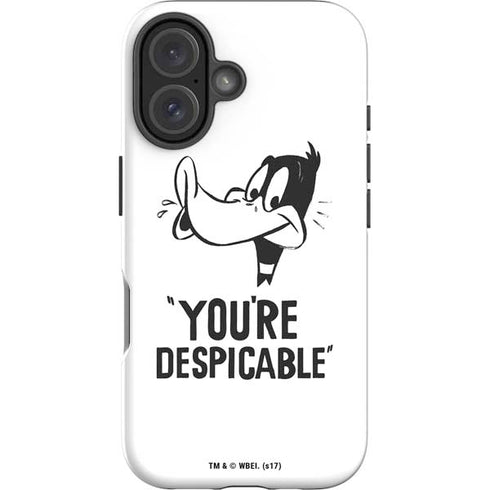 Looney Tunes Daffy Duck Youre Despicable iPhone 16 Plus Impact Case